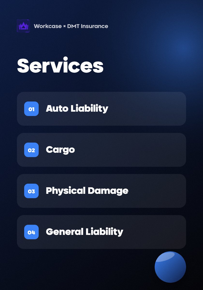 DMT Insurance — Workcase keysi