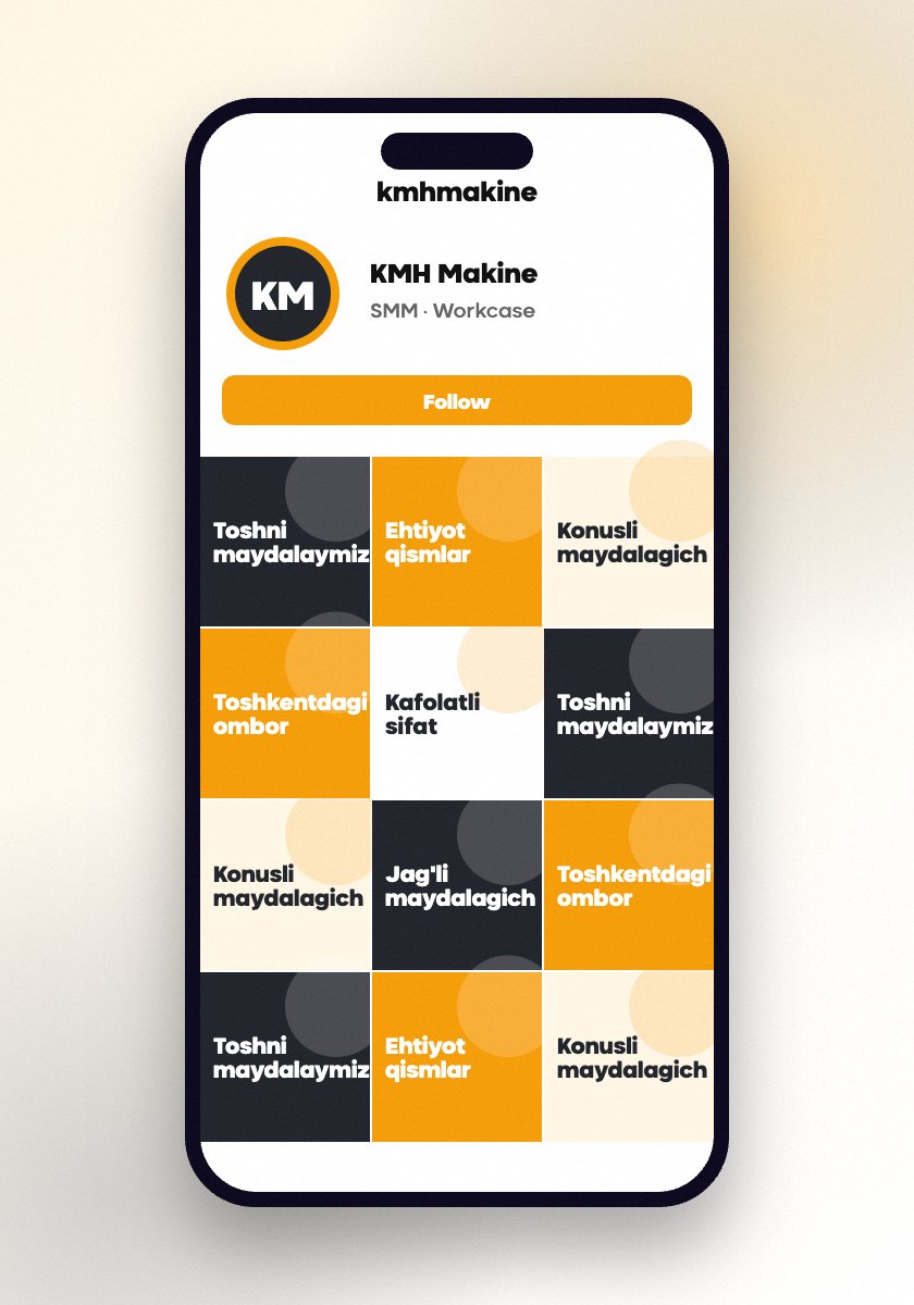KMH Makine — Workcase keysi